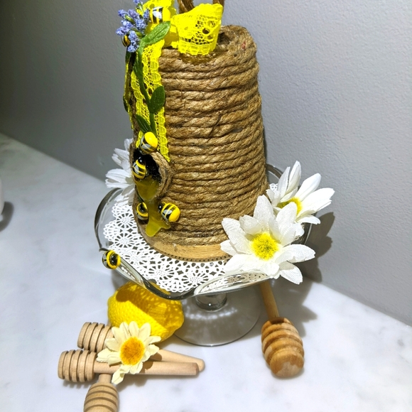 Farmhouse Decor / Handmade Beehive  / Bee Hive - Picture 11 of 11